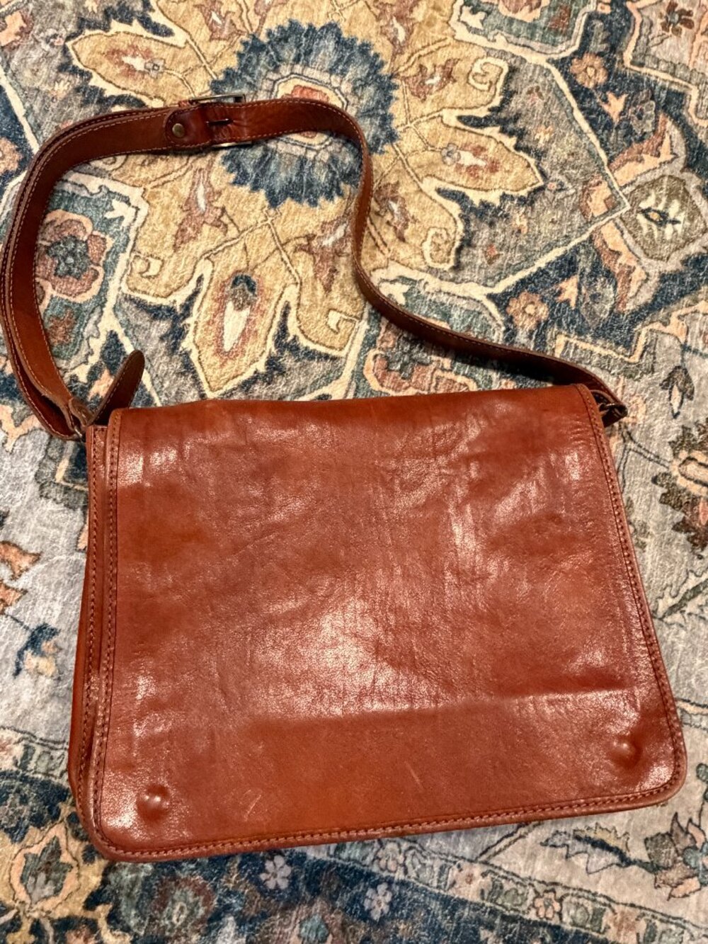 Italian Leather Laptop Bag